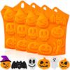 Halloween Silicone Baking Molds Chocolate Cookie Ice Cube Molds Pumpkin Bat Skull Ghost Shape for Kitchen Baking Tools Supplies