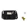 Retro Streetwear Student Casual Workwear Nylon Crossbody Bag Unisex Bags Black White H23B03U5105002