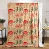 Santa Ho Ho Ho Pattern Design Patterned Flannel Blanket Perfect for the Bedroom Living Room, Sofa, or a Little Nap