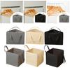Hanger Organizer, Storage Box with Lid, Waterproof Clothes Organizer Bag And Container Handles,