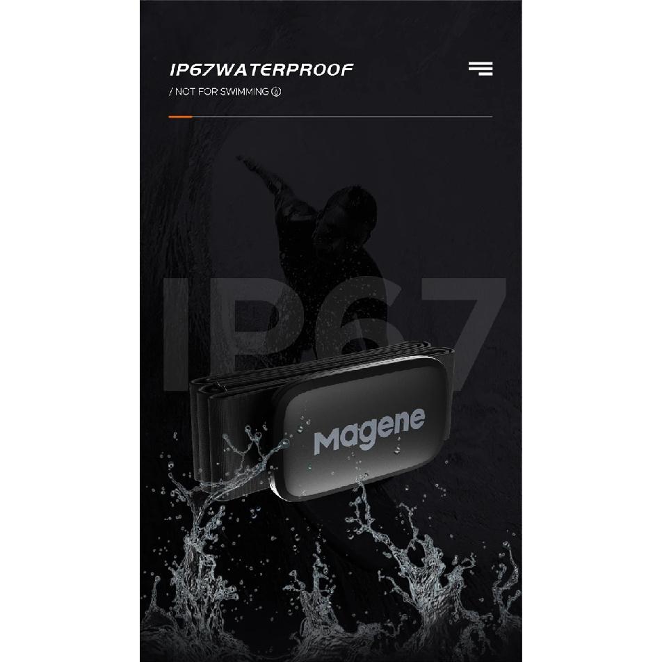 Magene H64 Heart Rate Monitor Mover Bluetooth ANT Sensor With Chest Strap Computer Bike Wahoo Garmin BT Sports