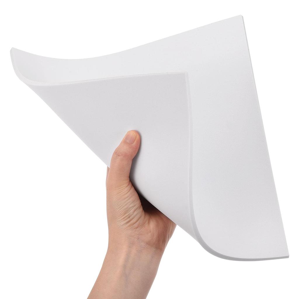uxcell EVA Foam Sheets for Crafts and DIY 25 x 25 5 mm 8 Pack Projects, cm, Thick, White,