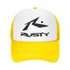 New Rusty Men TV Screen Graphic Print Baseball Cap Casual Unisex Breathable Sun Visor Snapback Hat Summer Mesh Trucker Hats