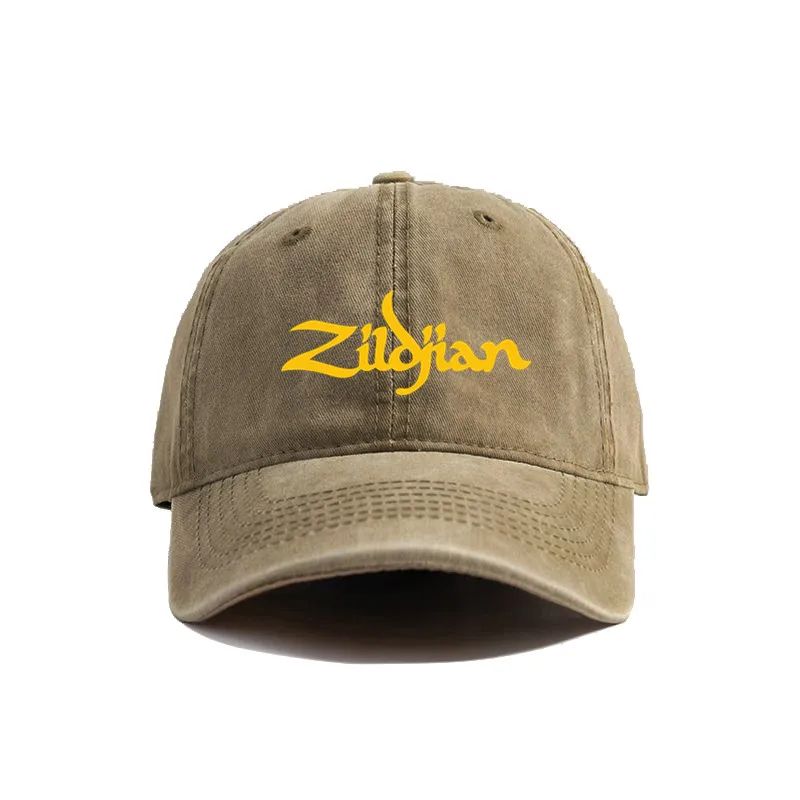 Zildjian Baseball Caps Distressed Hats Cap Men Women Retro Outdoor Summer Adjustable Hats Fashion