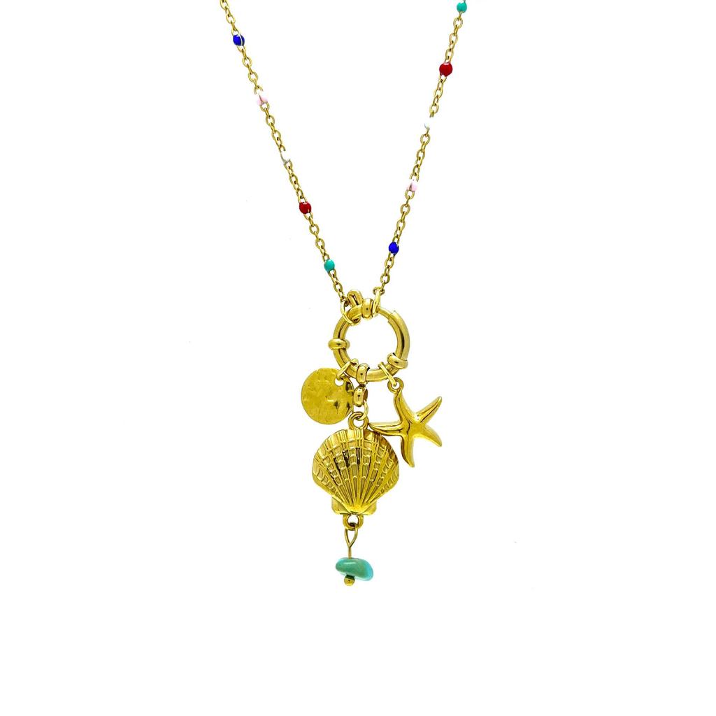 18K Gold Stainless Steel Necklace - Versatile, Non-Fading, Light Luxury for Women