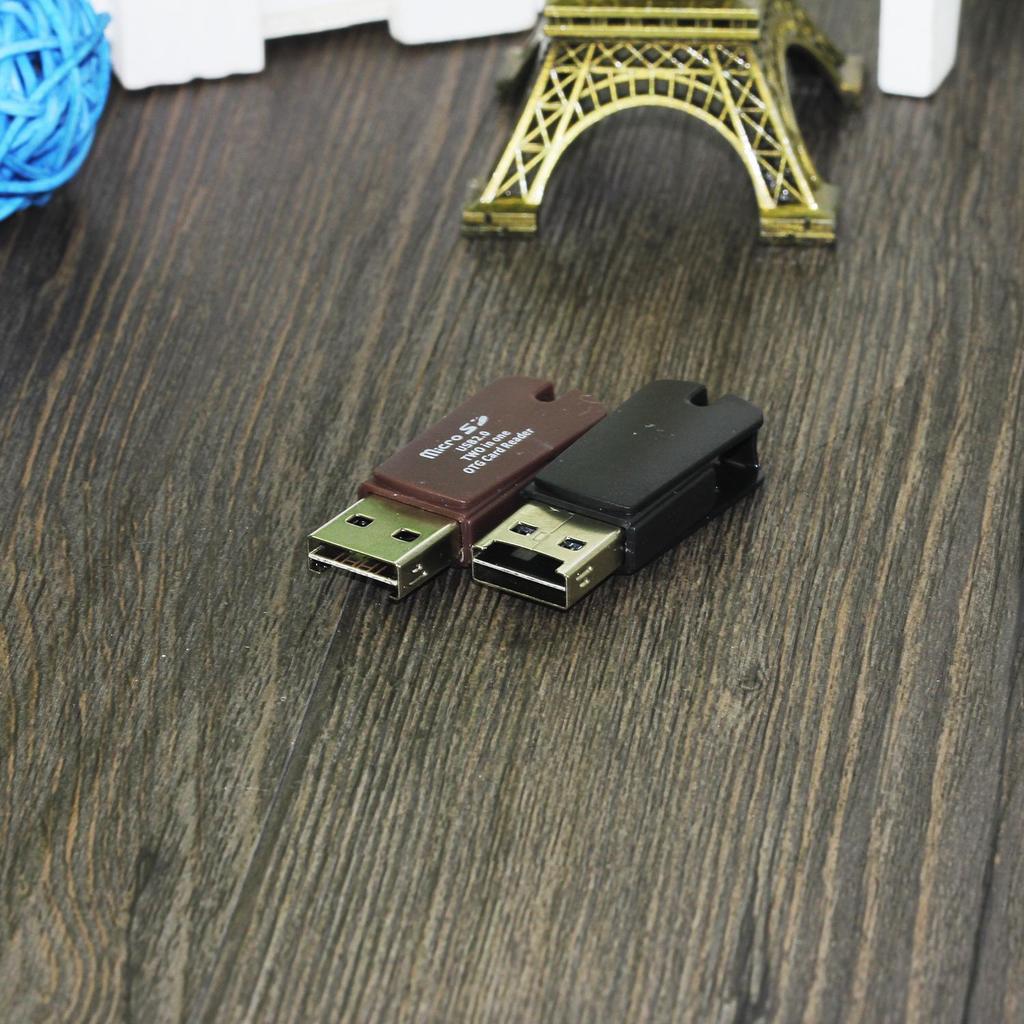 All-in-One Aluminum Alloy High-Speed SD/TF/MS/PSP Card Reader for Mobile Phones and Cameras
