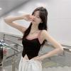 Irregular Camisole Vest for Women with A Niche Design Strapless and Beautiful with Short Shoulder Pads and A Spicy Girl Top