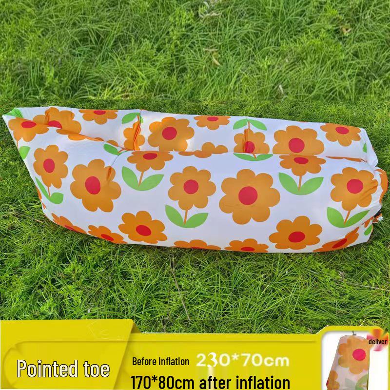Festival Inflatable Sofa & Roll-Up Table for Outdoor Picnics