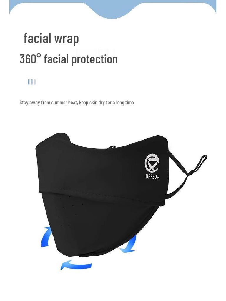 2025 Damen Eisgefühl Atmungsaktive 3D Sonnenschutzmaske, Anti-UV, Perfekt für Frühling & Sommer