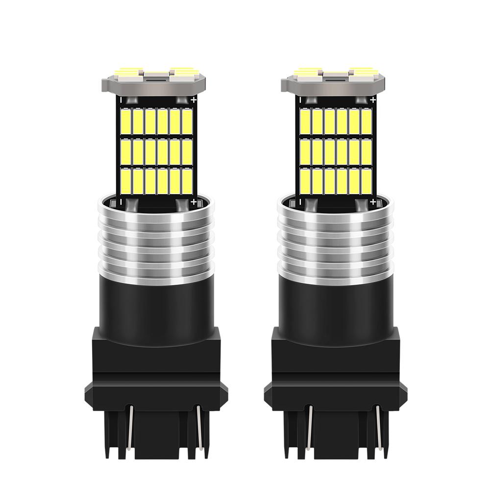 

2PCS 3157 P27/7W T25 High Power Turn Signal Lamp Parking Light Car Lamp 6000K White 12V Plug and Play For Dodge Dakota 1996-2010 Parking Light&3157 P27/7W T25