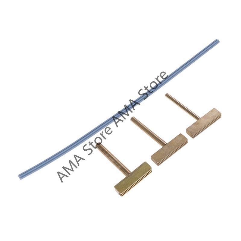 30W/40W/60W T Soldering Iron Tips Solder Tip with free Hot Press Rubber Strip for LCD Screen Flex Cable Repair