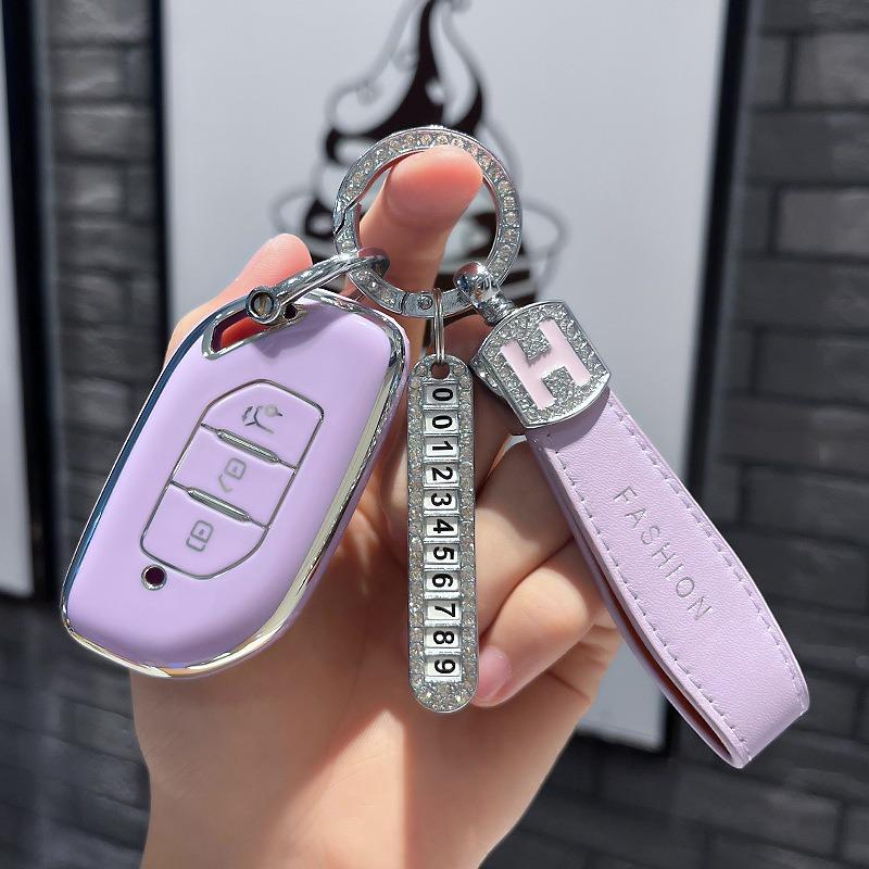For Dongfeng Fengxing Forthing T5 Evo T5L T5Evo   Car Key Case Remote Cover Shell Keychain Fob Interior Accessories