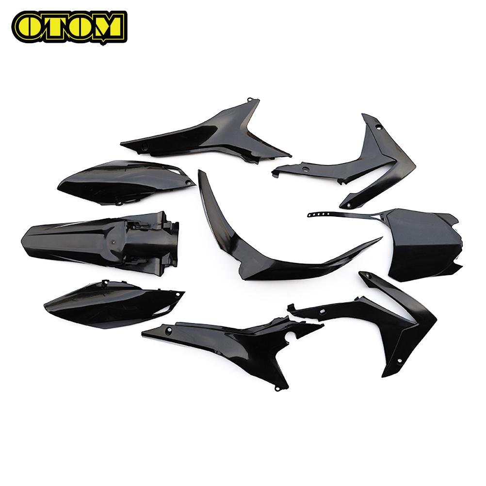 Motorcycle For HONDA Front Number Plate Rear Fender Side Panel Mudguard Fuel Tank Guard Body Fairing Cover CRF250R CRF450R Bikes