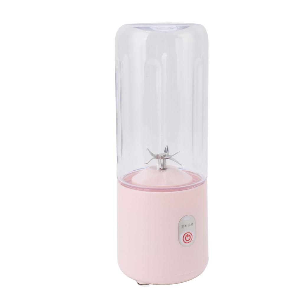 Portable Blender 500ml Mini Personal Juicer Blender for Smoothies Shakes USB Rechargeable with 6 Leaf Blade for Sports