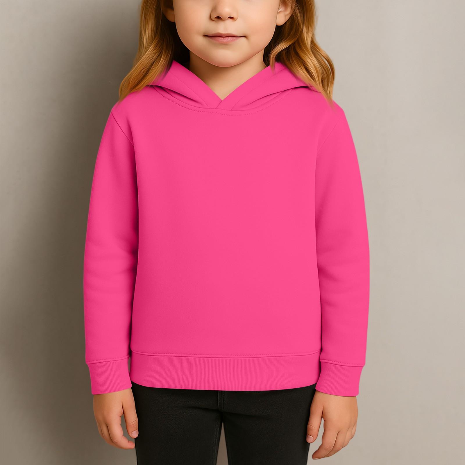 

Детские толстовки с капюшоном, свободная однотонная спортивная рубашка с капюшоном, модная спортивная рубашка 110