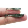 10Pcs Soft Lures Worm Baits Small Fishes Tail Swimbaits Lures Fishing Baits