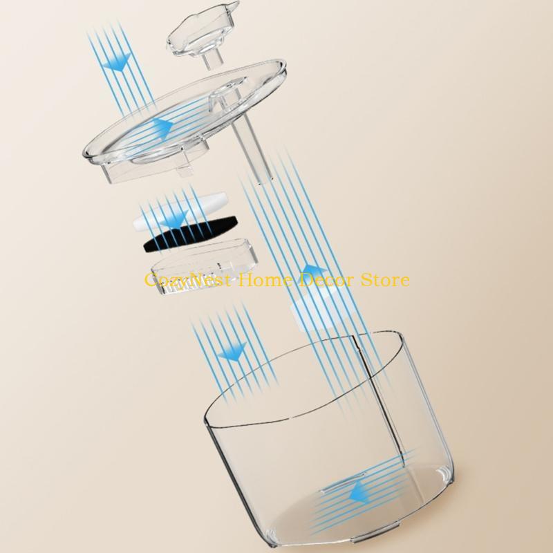 92MF Pet Water Dispenser Automatic Mute Cats Water Bowl Automatic Large Capacity