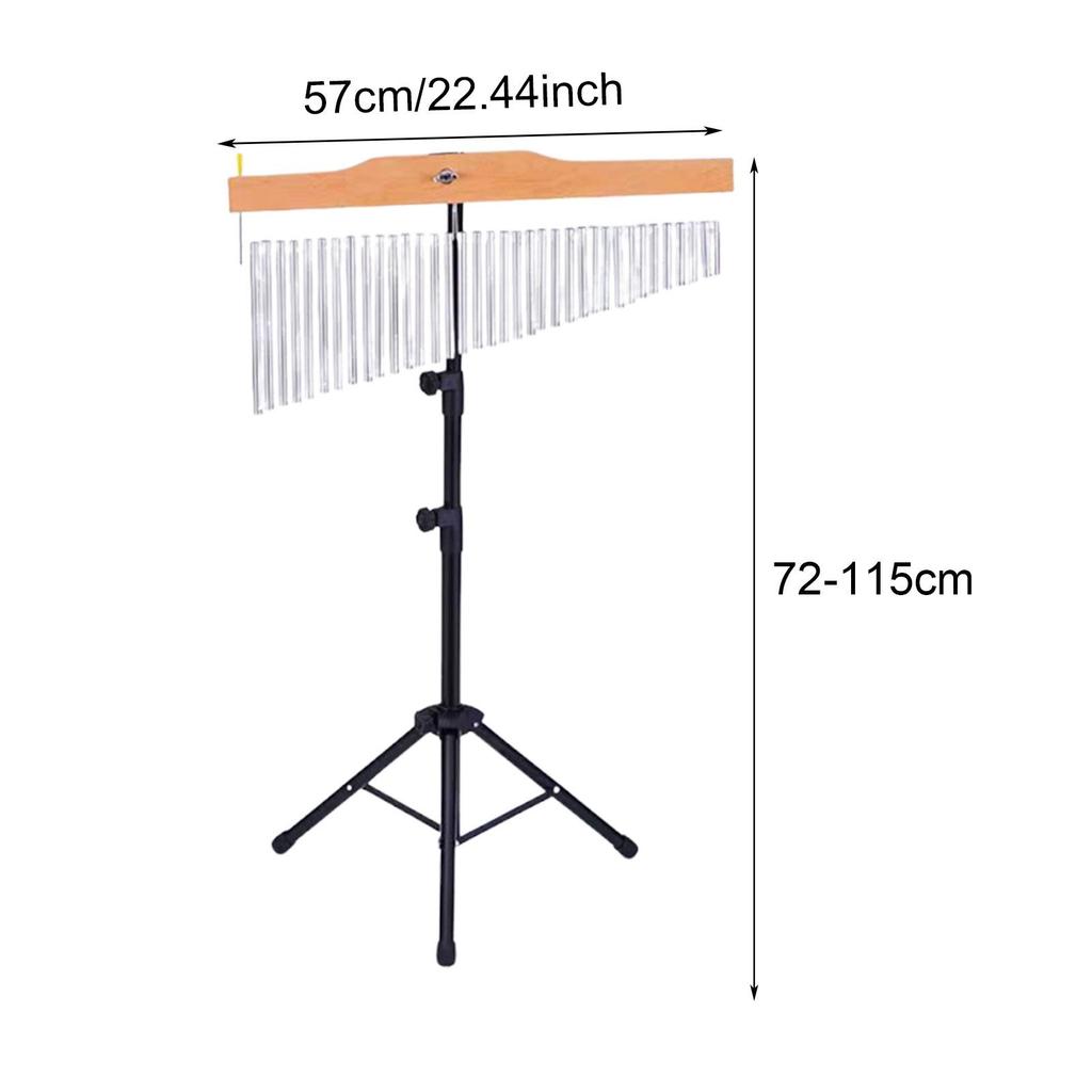 Bar Chime Performance Durability Premium, Adjustable Stand, Beginners Professionals Percussion Instrument Wind Chime Percussion