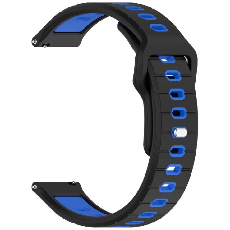 

Sweat Resistant Watchband Silicone Watch Straps Quick Release Feature for sport/approach S40 чорний/синій