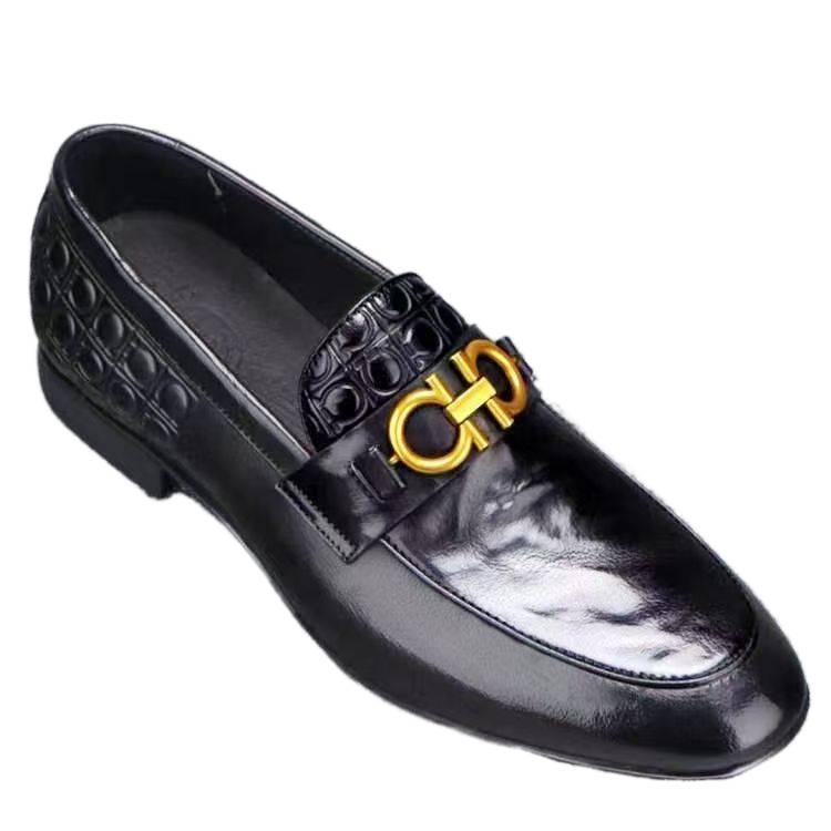 Autumn Business Dress Casual Leather Shoes British Comfortable Breathable Leather Shoes