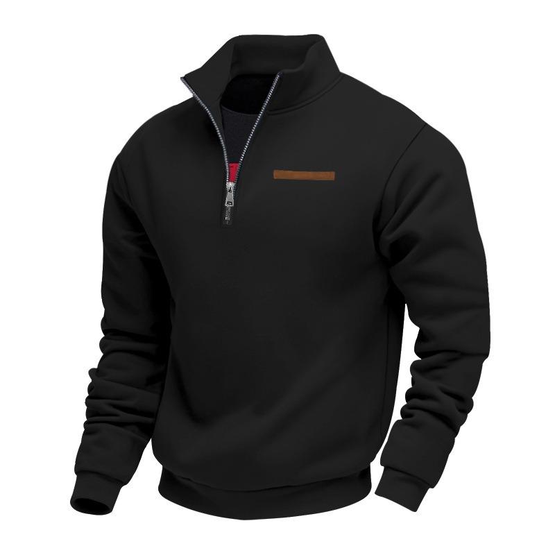 DICIFY Men's Fashion Casual Solid Color Print Autumn Winter Long Sleeve Hoodie