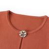 Elegant Autumn/Winter Knit Cardigan for Middle-aged and Elderly Women - Embroidered Stylish Sweater