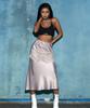 ULKIN [Runway] Pink Slip Midi Skirt