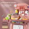 Simulated Kitchen Play Set With Lights & Sounds, Realistic Cooking Game Toy For Kids, Interactive Educational Playset For Toddle