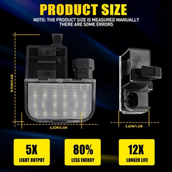 LED Under Light Hood Assembly White For 1999-2006 Chevrolet Silverado 1500 2500