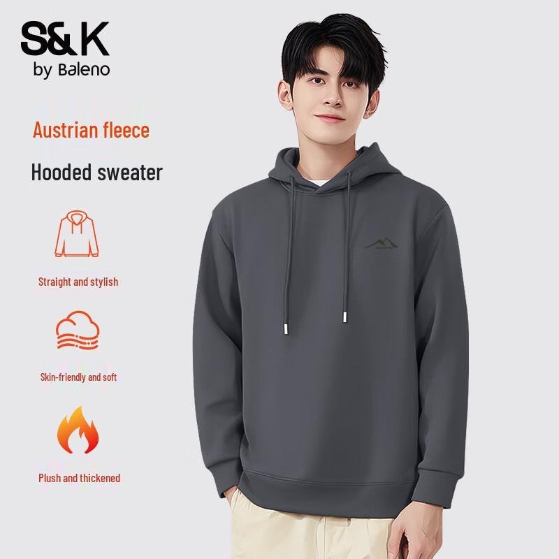 Baleno S&K Men s Fleece Hooded Sweatshirt 2XL