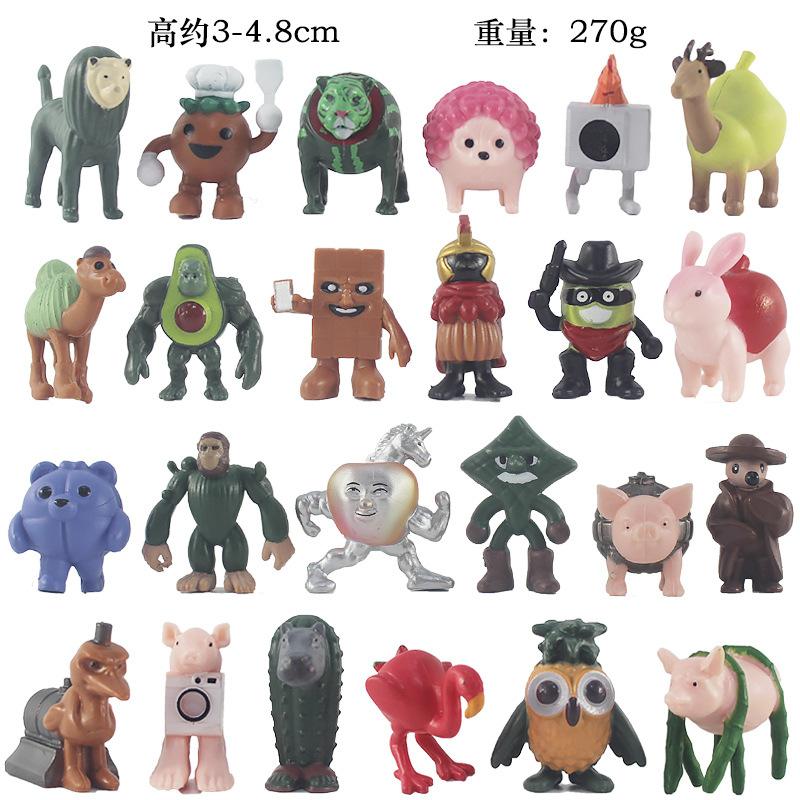 24 pièces/Ensemble Tung tung tung Sahur Figuras V1 V2 V3 Série PVC Italian Brainrot Tun Tung Tung Sahur Figurines d'Action Jouets