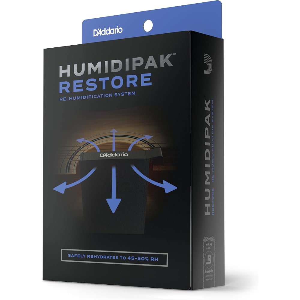 D'Addario Daddario Guitar Humidity Control Agent Humidipak Restore Kit PW-HPK-03 (Emergency Care)...