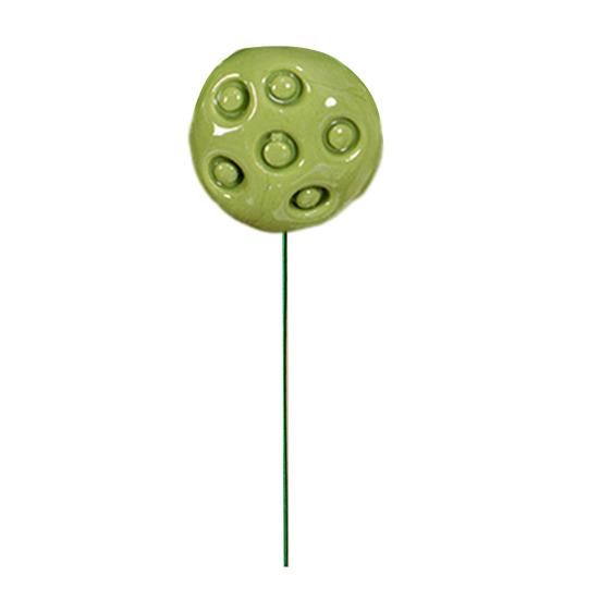 

Ceramic Flower with Stem Realistic Handcrafted Artificial Flower Home Office Living Room Vase Colorful Fake Blossom Decoration