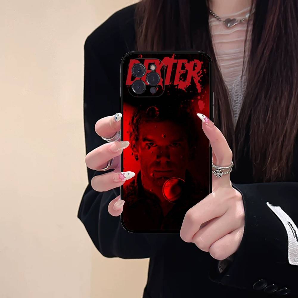 Dexter Morgan For IPhone 17 16 15 14 13 12 11 Pro Max Plus Shockproof Black Soft Phone Cover