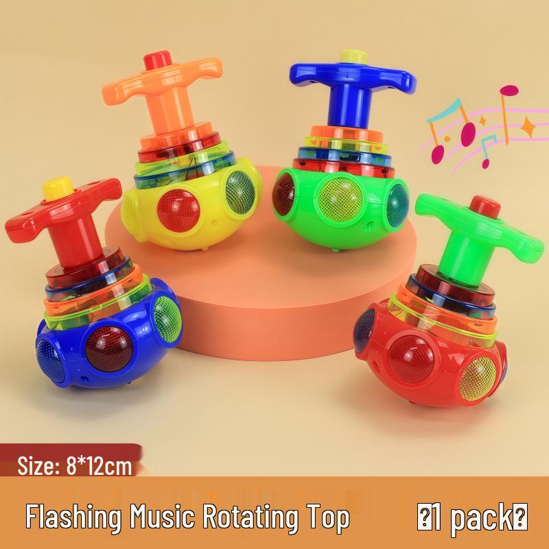 Детская музыкальная юла со световыми эффектами – Светящаяся игрушка для улицы