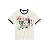 Uniqlo Graffiti Print Short Sleeve T-Shirt Unisex Tops Off-White 459311-01