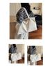 2025 Women's Sporty Korean Striped Minimalist Tote Bag - Large Capacity, Versatile for Travel & Casual Use
