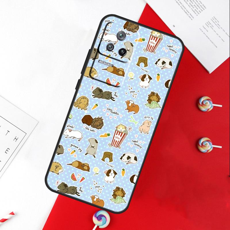 Pattern Guinea Pig Cute Cover For Xiaomi 15 Ultra 13 14 11T 12T 13T 14T Pro POCO X7 Pro X3 X5 X6 M6 F5 F6 Pro Case