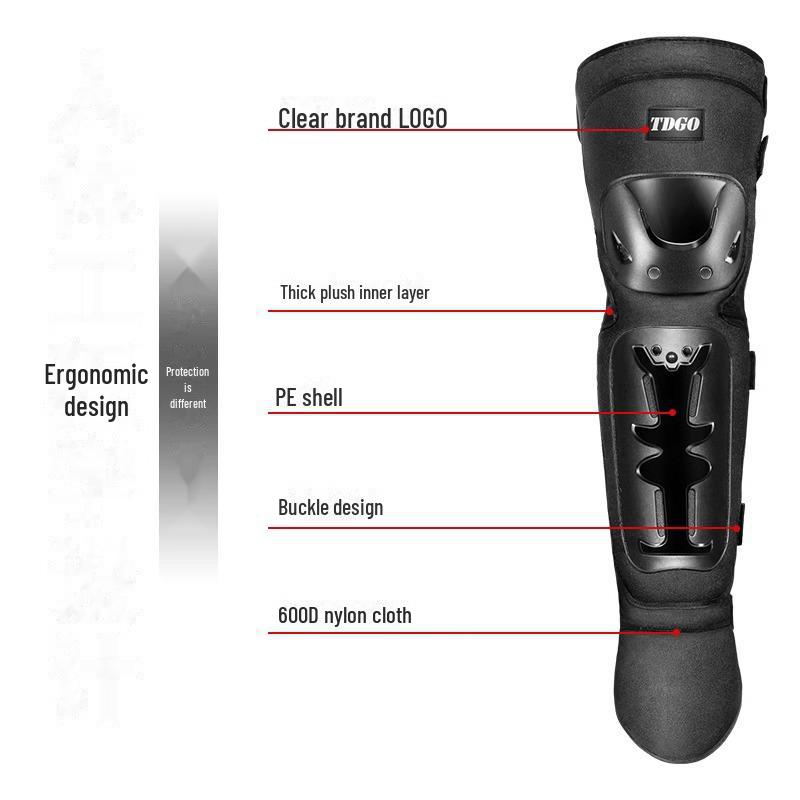 Winddichte Motorrad-Knie- und Armschützer: Winterreitschutz, Anti-Fall Knight Sports Gear