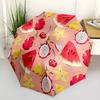 1pc Fruit Salad Pattern Automatic Open/Close Umbrella, 8-Rib Sturdy Frame, Umbrella for Travel, Everyday, Formal Events Yy251126044