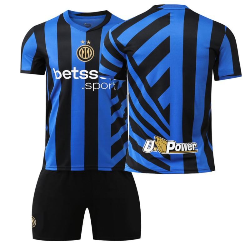 

2425 Inter Milan Home Football Uniform Set No. 10 Lautaro 9 Thuram 23 Barrera Jersey 24#