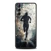 Phone Case For Samsung Galaxy S25 Edge S24 S23 S22 S21 Ultra S20 FE 5G S10 S10E S9 Plus Soft TPU Cover Run marathon Running