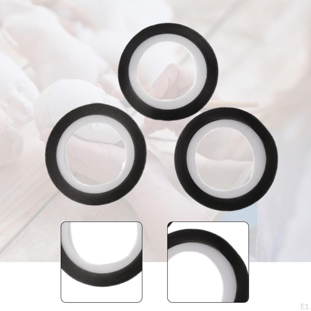 3 Rolls Positioning Tape Painters Easy to Use Flexible Practical for Clay Figurine Faces