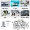 100x Car Bike ATV Tire Studs For Holes Wheel Tyre Screw Snow Spikes Chains Studs