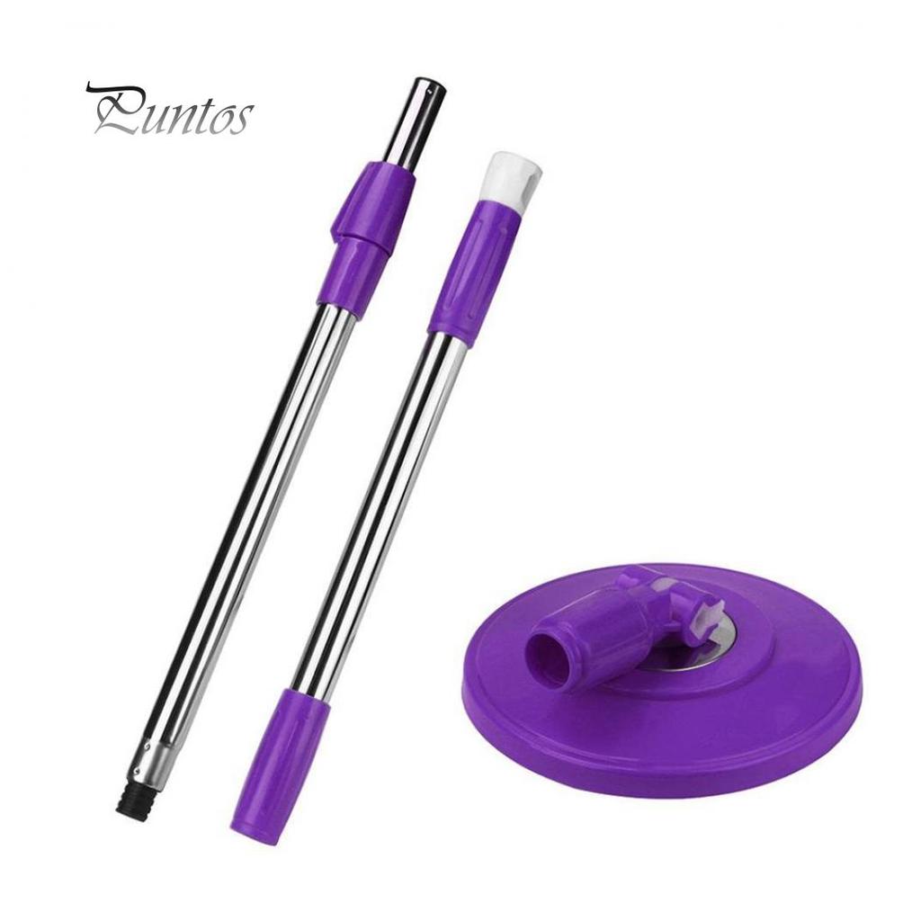 Spin Mop Pole Handle Replacement for Floor 360 Degrees Rotating Cleaning Tool