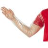 50Pcs Plastic Long Arm Glove Clear Plastic Glove Non-toxic Disposable Vet Glove  Midwifery