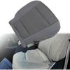 Gray Front Driver Side Bottom Replacement Cloth Seat Covers Compatible with Ford F250 F350 F450 F550 2017 2018 2019 2020 2021
