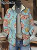 Women's Padded Cotton Jacket Floral Digital Print Women's Cotton Jacket