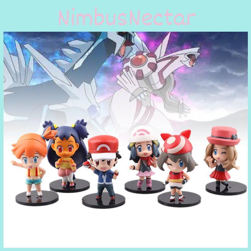 Delightful Anime Pvc Figurines Collection Of Six Featuring Beloved Characters