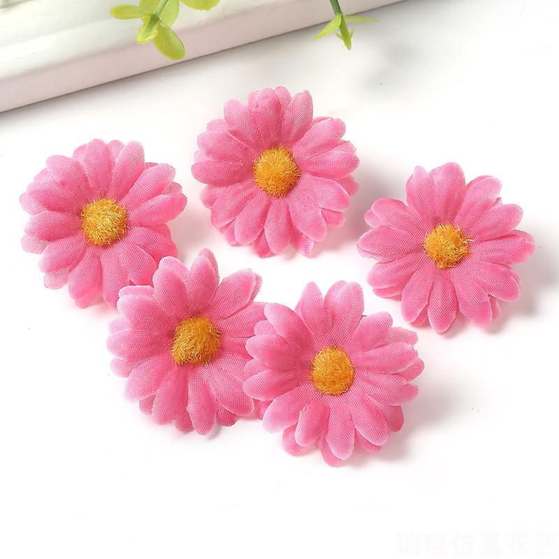 Mori Sonnenblume & Chrysantheme Seidenblumen für Foto-Requisiten & DIY-Bastelarbeiten